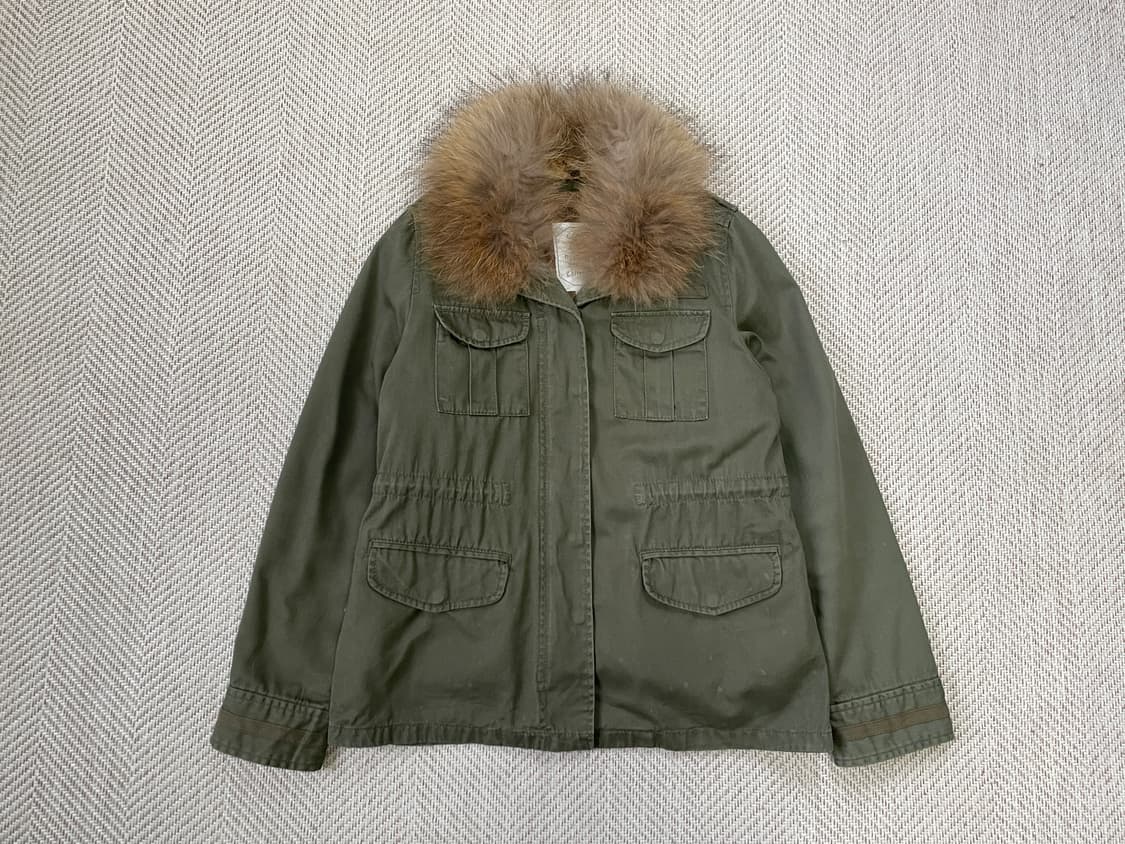 빈티지 밀리터리 퍼 트리밍 자켓 goa lgb J03504 상품이미지1