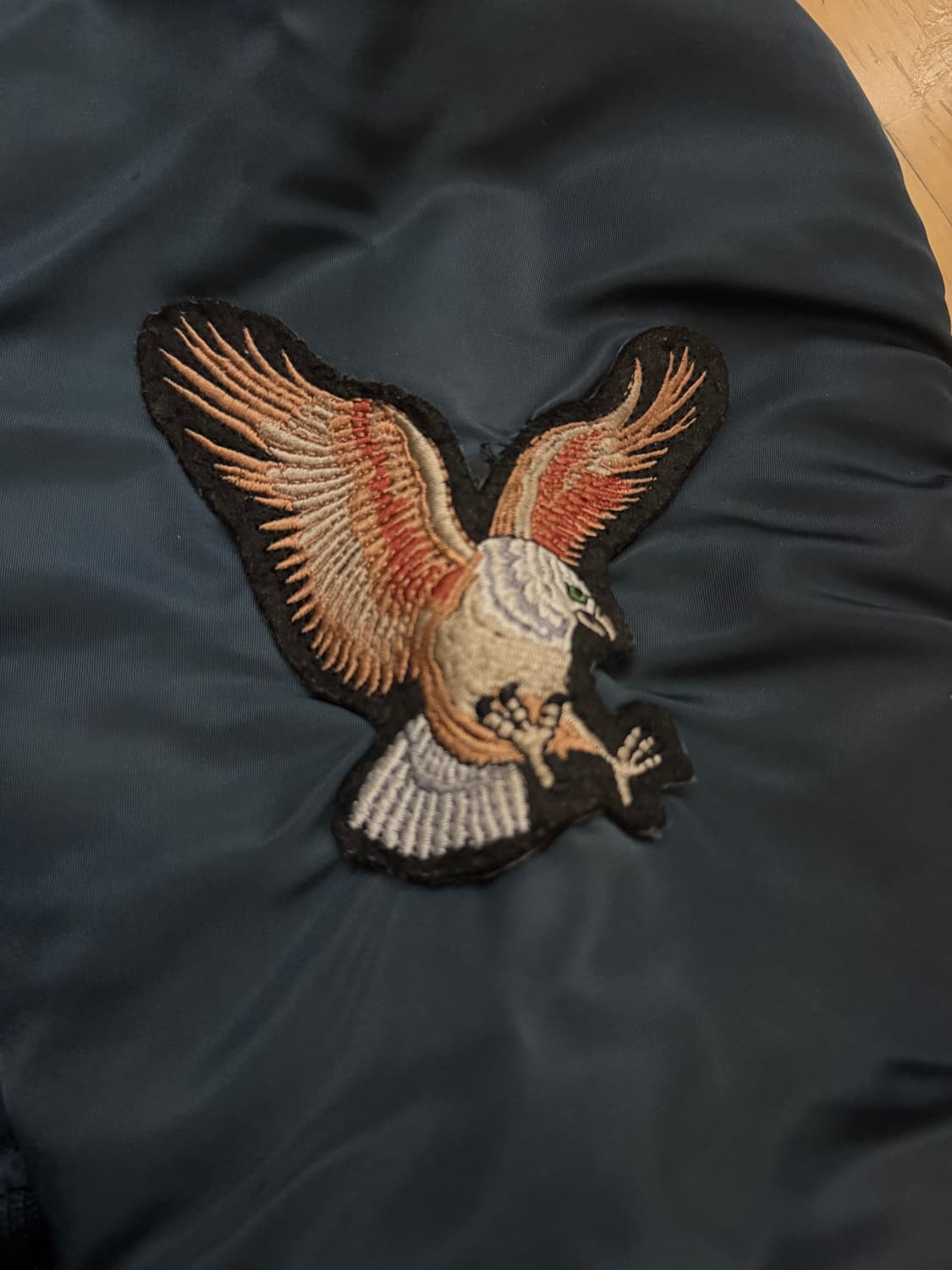 [알파인더스트리] 00s FLT 45/P 가죽카라 패치 항공점퍼 (L) 상품이미지4