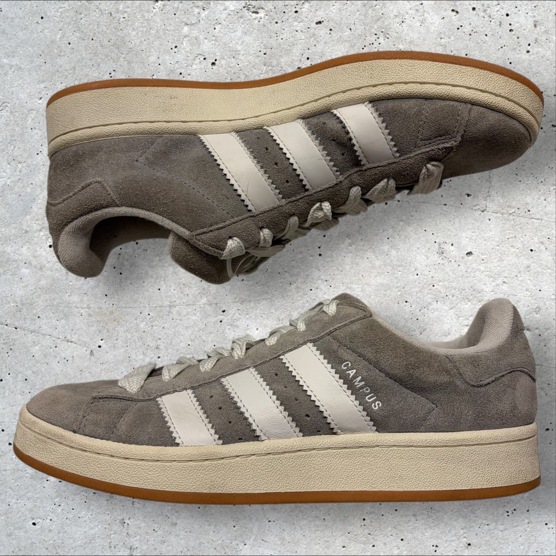 [260] 아디다스 캠퍼스 스웨이드 운동화 그레이 상품이미지1