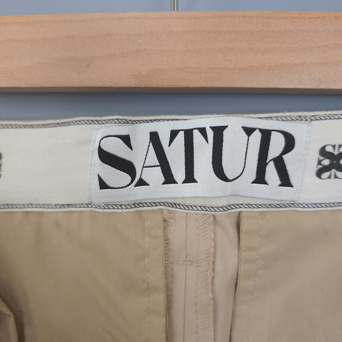세터 SATUR 로슈 2Way 스트레이트 버튼 팬츠 베이지 L 상품이미지9