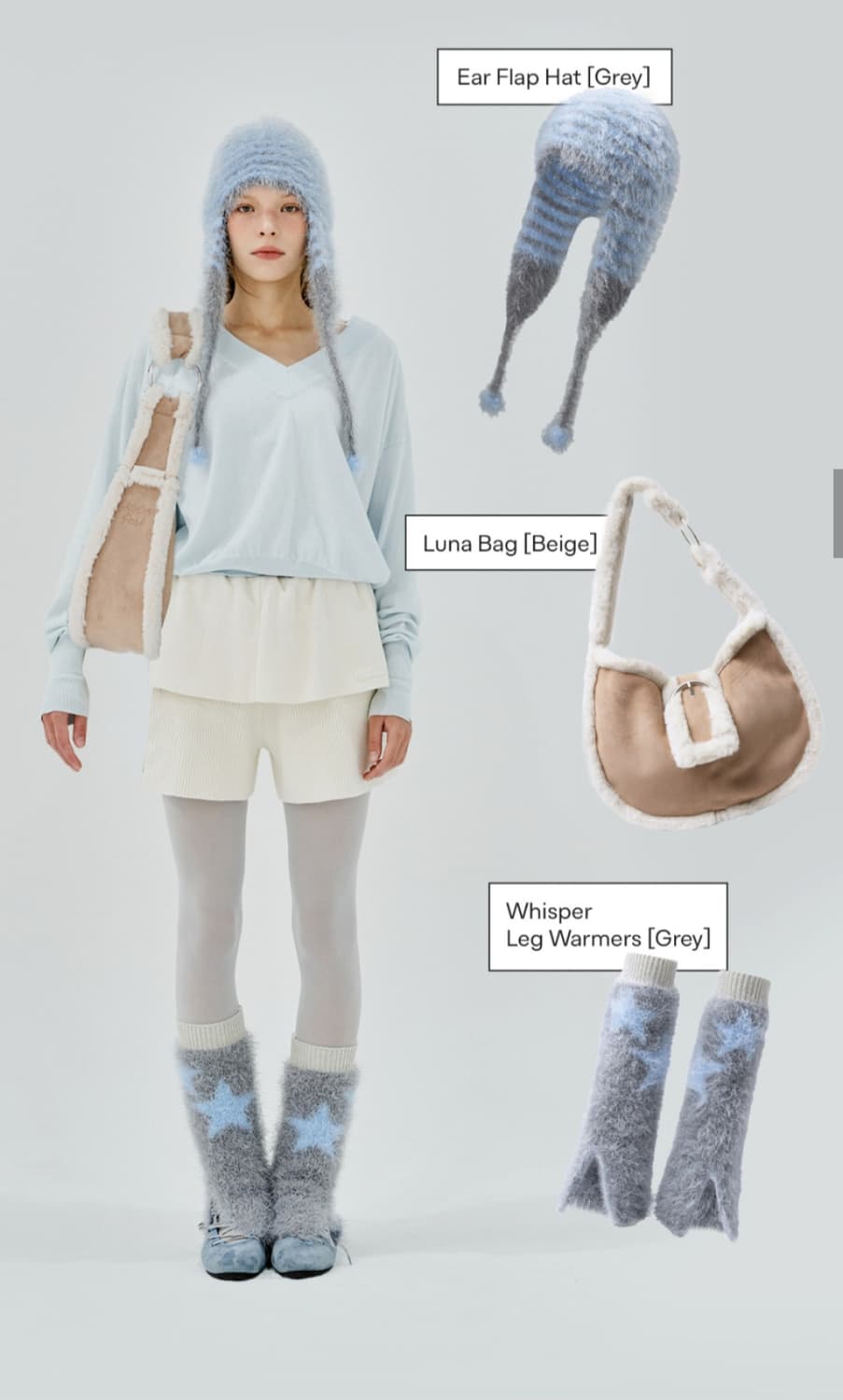 <새상품급> 아틀리에파크 루나백 베이지 상품이미지4