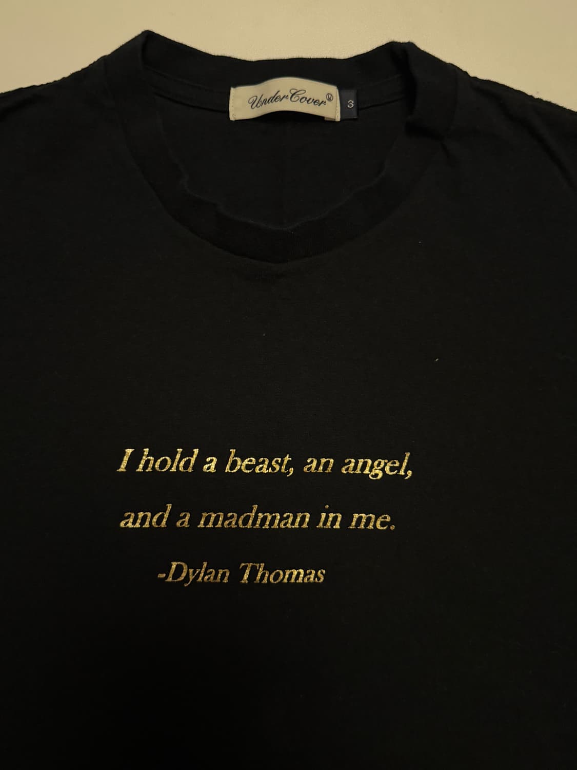 Undercover Dylan Thomas 20SS 티셔츠 상품이미지1