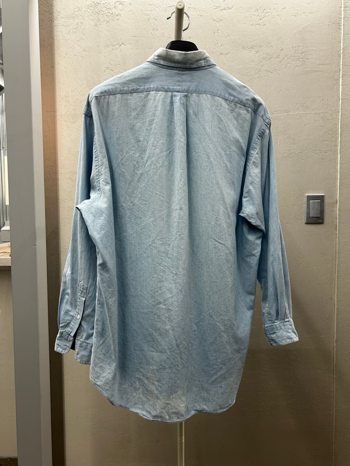 폴로 랄프로렌 데님 셔츠 하늘색 상품이미지4