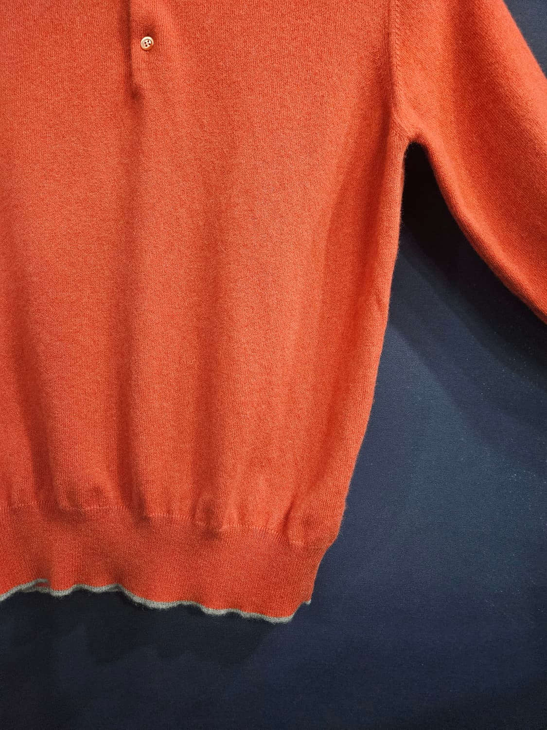 델라시아나 남성 100 캐시미어 100% 카라니트  상품이미지6