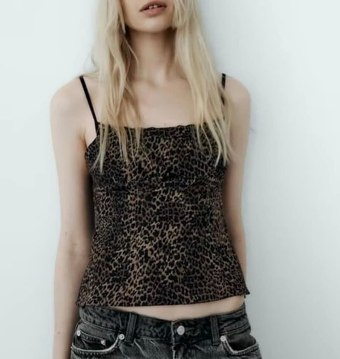 자라 레오파드 슬리브리스 상품이미지1