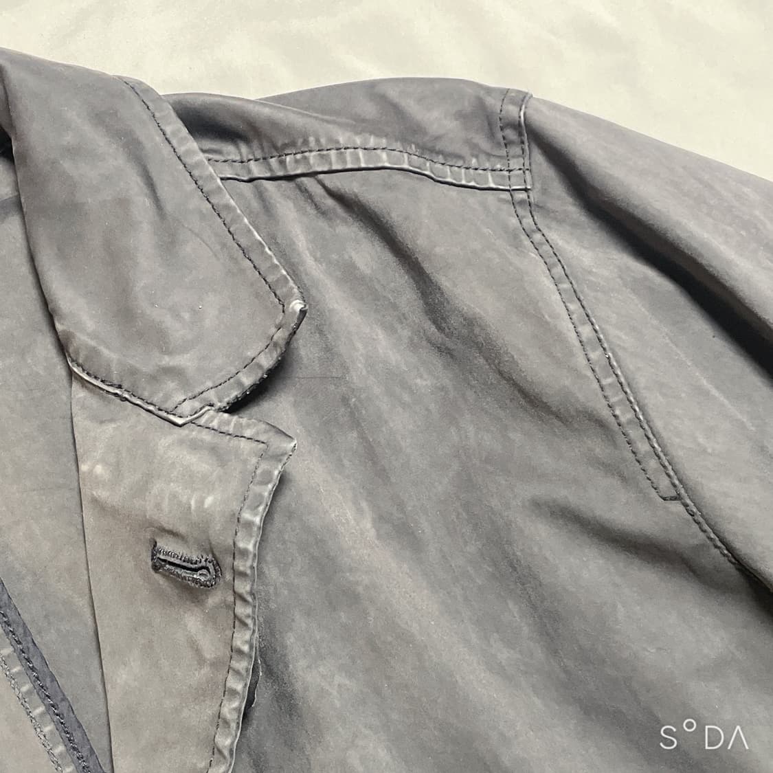 스톤아일랜드 왁스 코트 그레이 상품이미지3