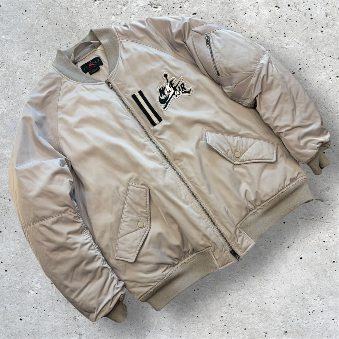 [L] 나이키 에어 조던 점프맨 빅로고 기모안감 자켓 점퍼 C487 상품이미지2