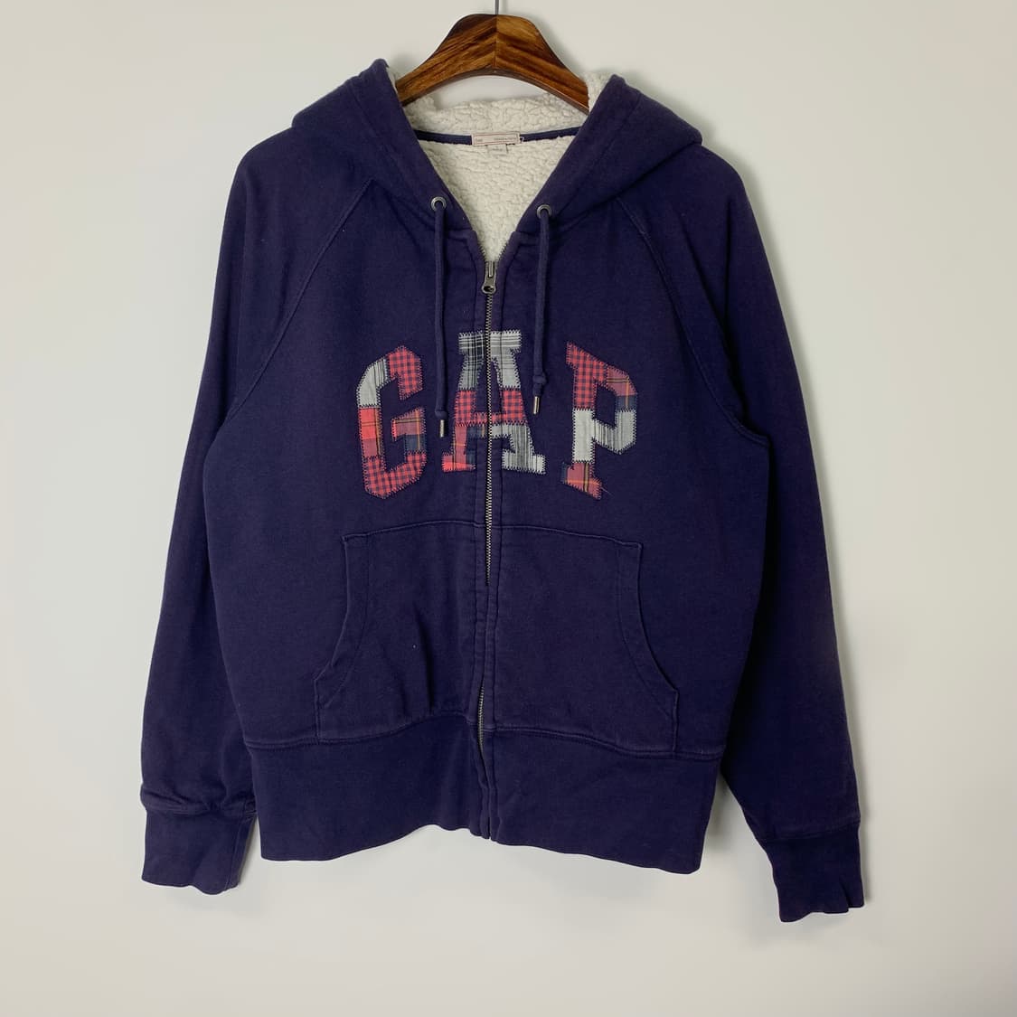 Gap 갭 양털 네이비 후드집업 상품이미지2