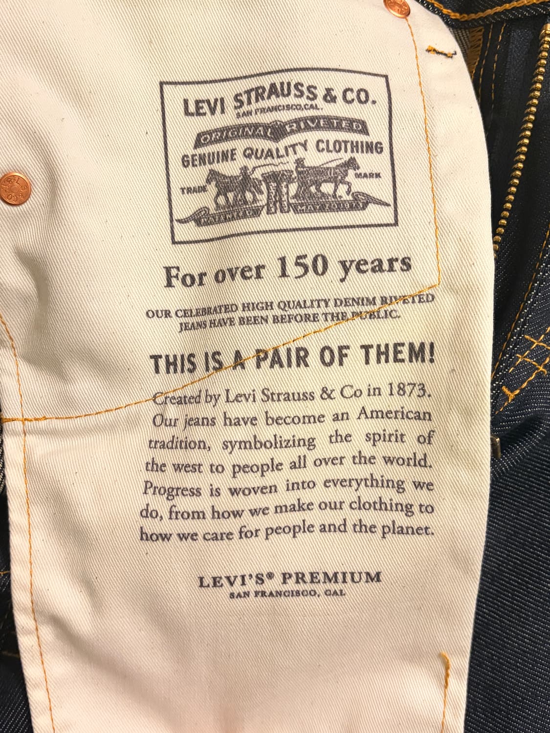 리바이스 517™ 부츠컷 진_RIGID 판매합니다 상품이미지5