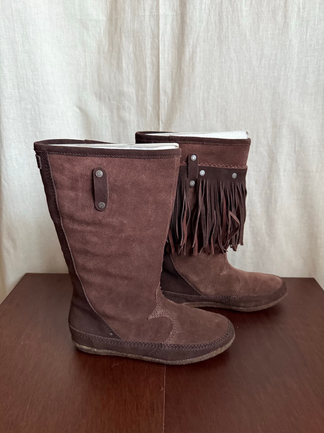 DIESEL suede fringe western boots  상품이미지5