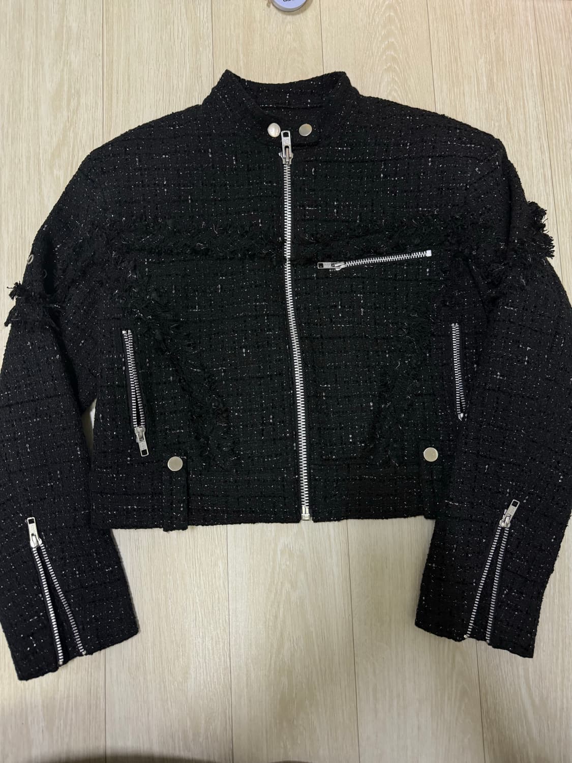 낫노잉 트위드 바이커자켓 상품이미지2