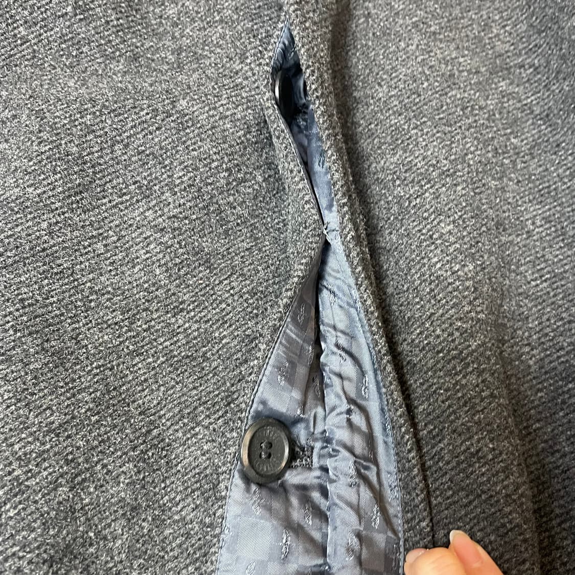 빌트모어 그레이 퍼카라 울 롱코트 105 상품이미지4