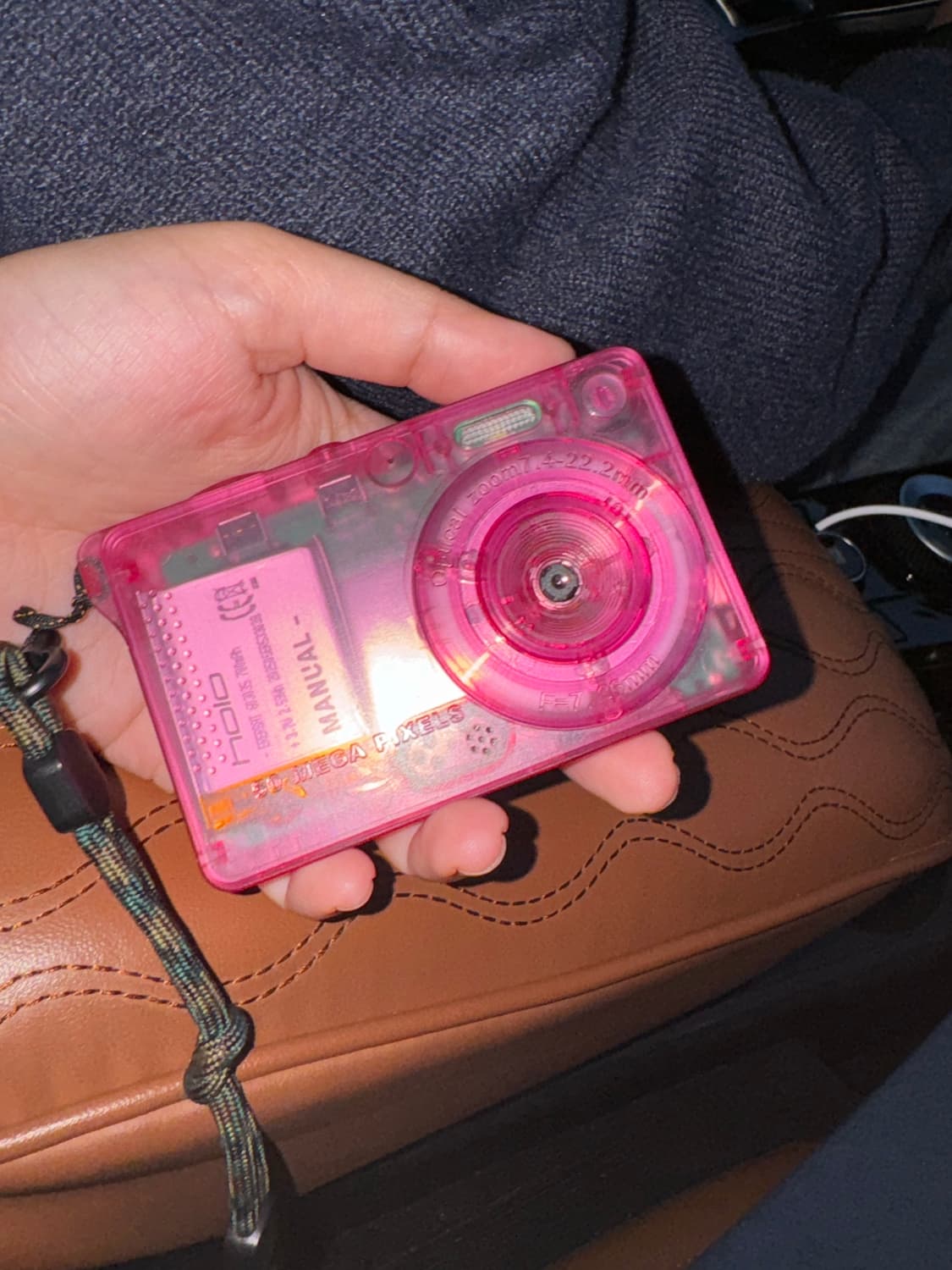 매뉴얼 홀로카메라 핑크색 상품이미지1