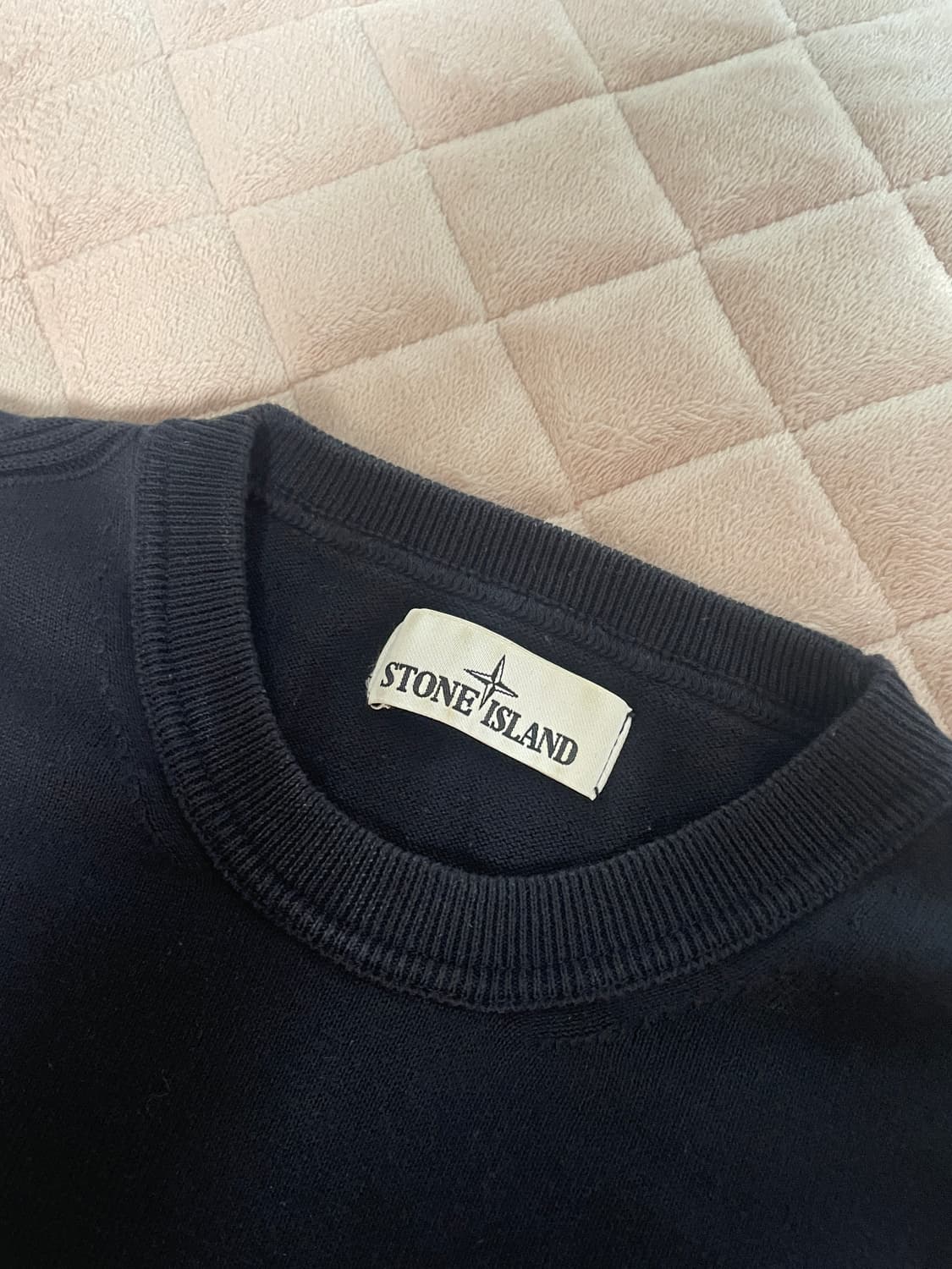 스톤아일랜드 니트 맨투맨 네이비 S 상품이미지3