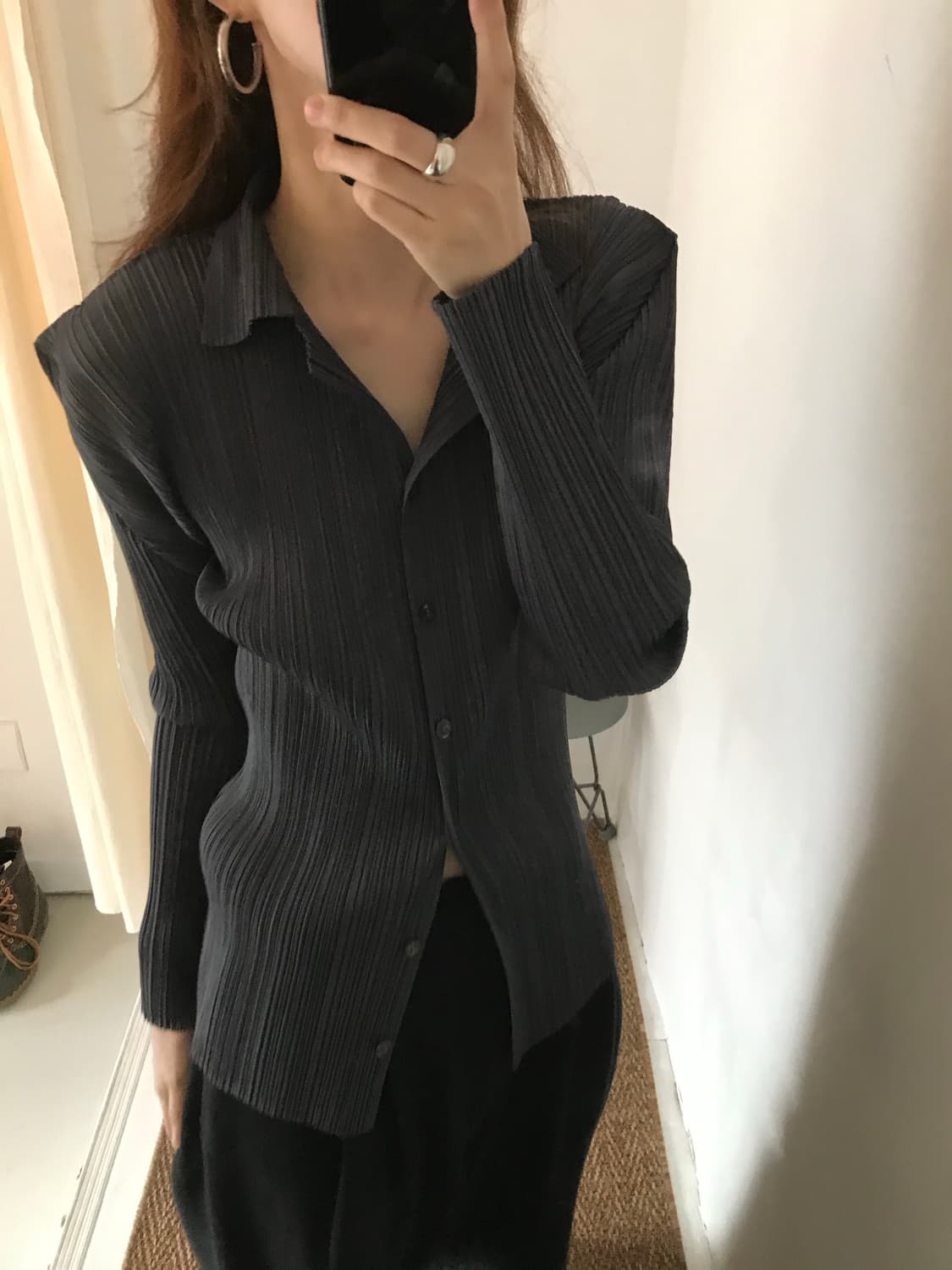 grey cardigan 상품이미지4