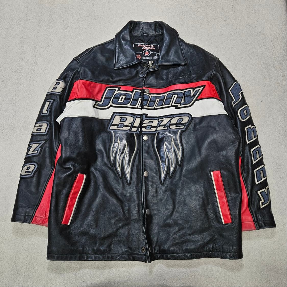 90s 조니 블레이즈 레더 자켓 XXL 상품이미지1