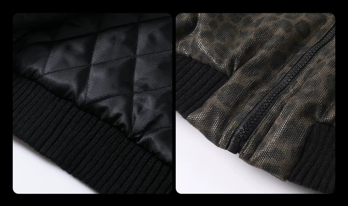 Leopard Glossy Hooded Jacket  상품이미지7