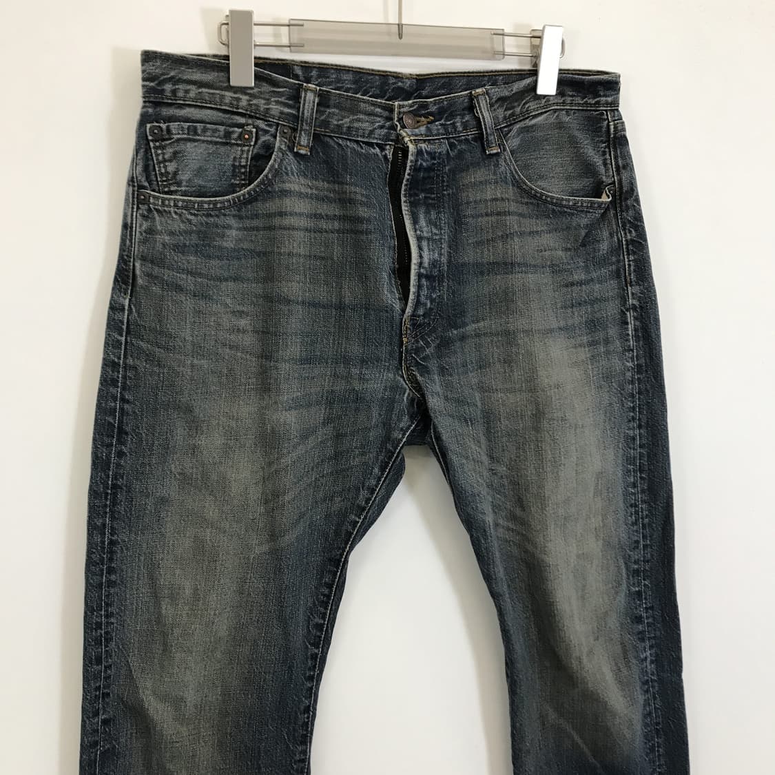 리바이스 501 워시드 청바지 [34x32] 상품이미지2