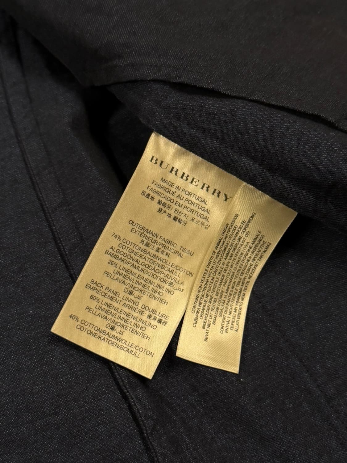 버버리 브릿 코튼 테일러드 자켓 105 상품이미지9