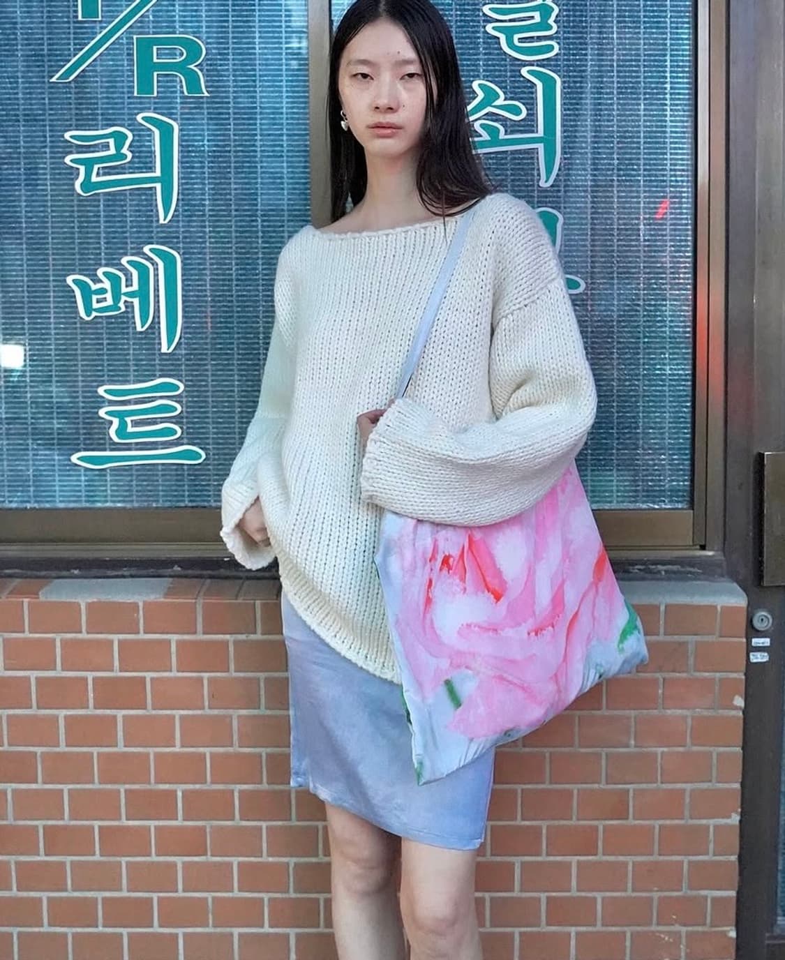 누아누 로즈 토트백 에코백 nuuanu rose tote bag 상품이미지2