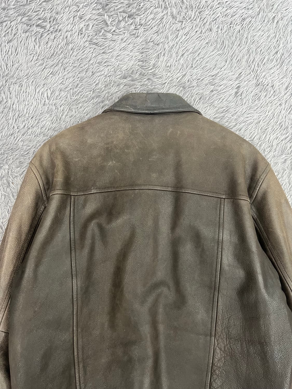Lee cowhide single biker jk 상품이미지4