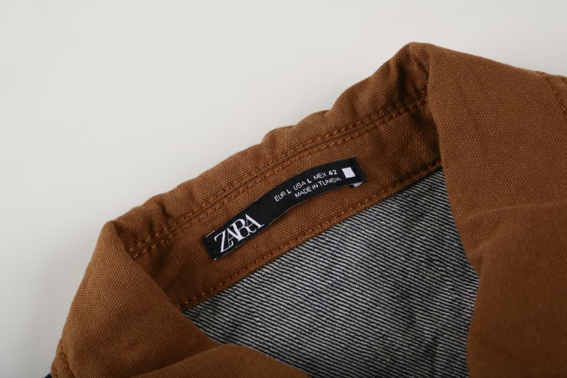 [L] 자라 데님 초어자켓 상품이미지4