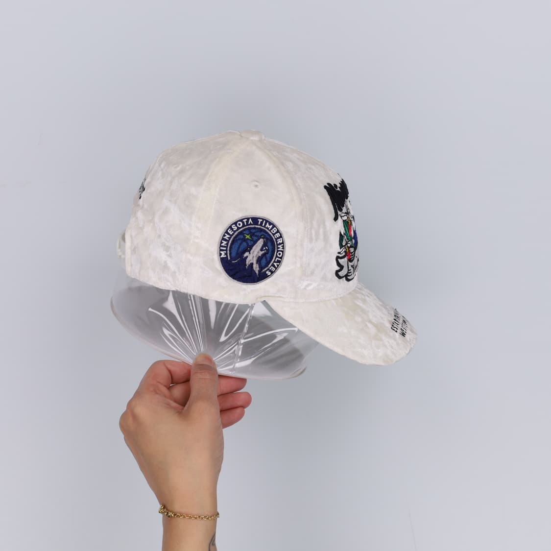 F NBA 벨벳 패치 볼캡 0423H1 상품이미지2