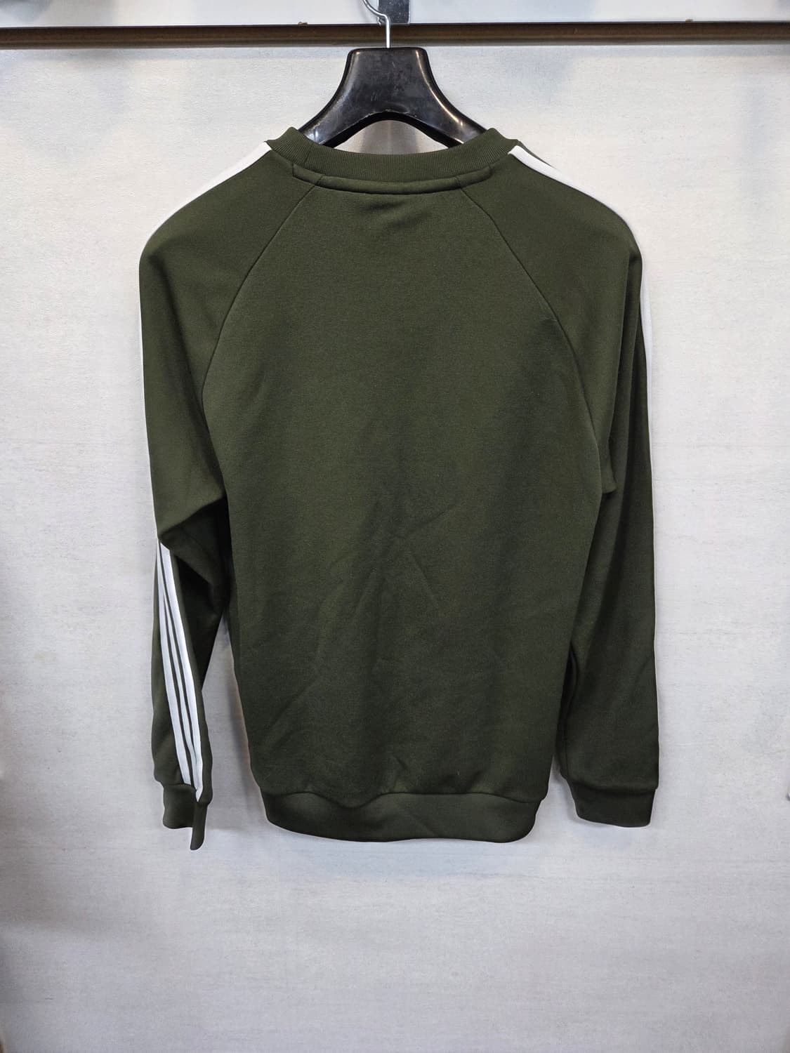 아디다스 삼선 크루 져지 긴팔 90 카키 상품이미지2