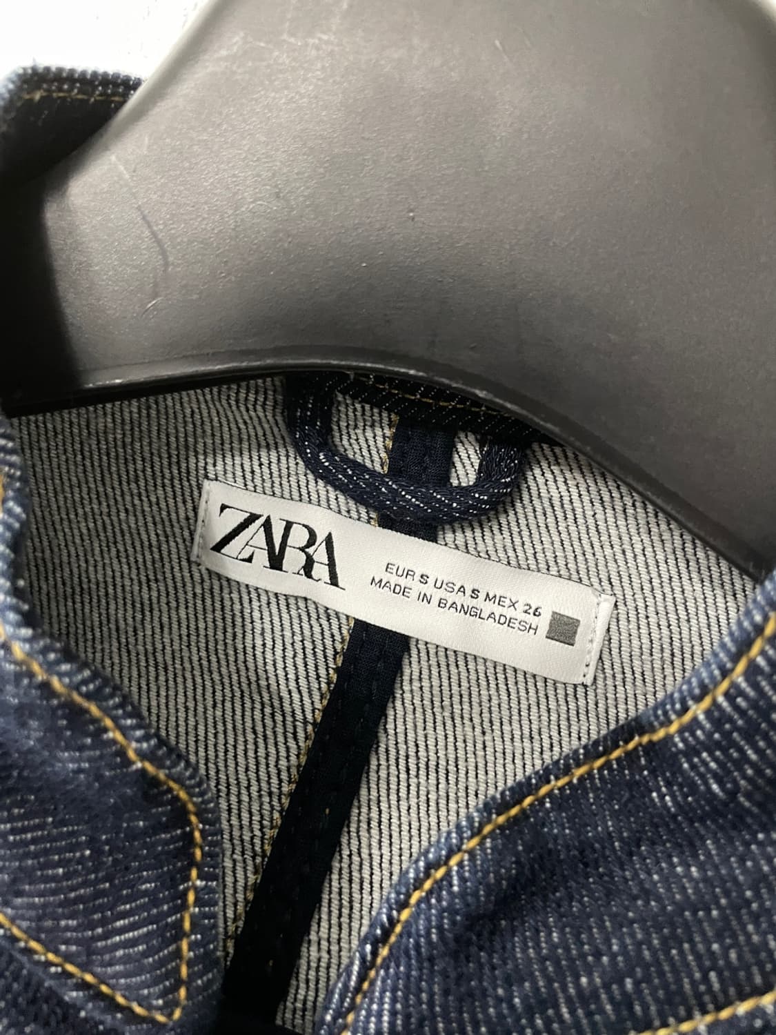 자라 데님 봄버 자켓 상품이미지5