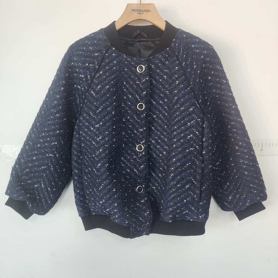 3.1 디자인 트위드 봄버 점퍼 상품이미지1