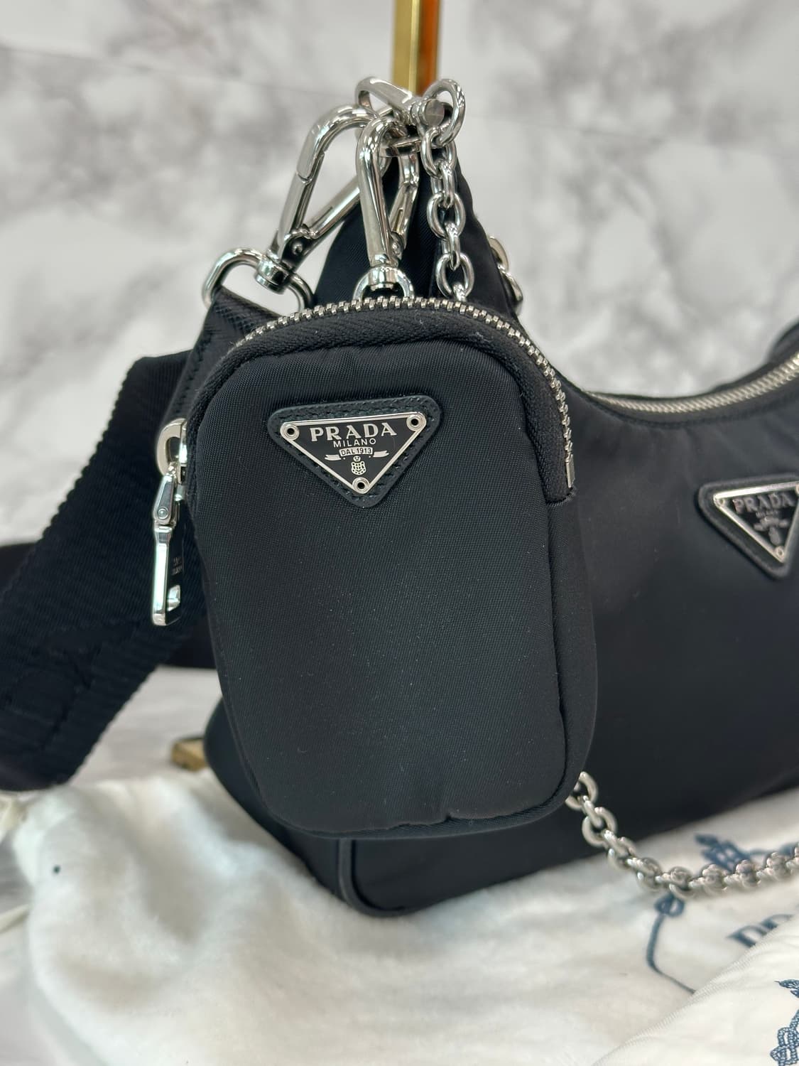 [정품] 프라다 리에디션 2005 리나일론 백 상품이미지4