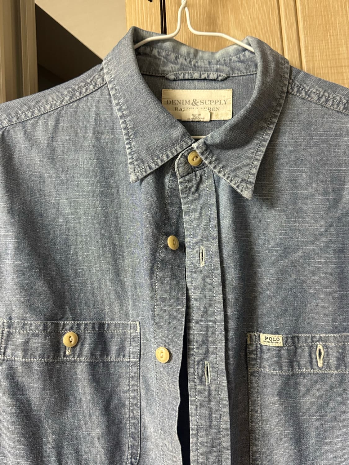 데님 앤 서플라이 랄프로렌 샴브레이 셔츠 상품이미지3