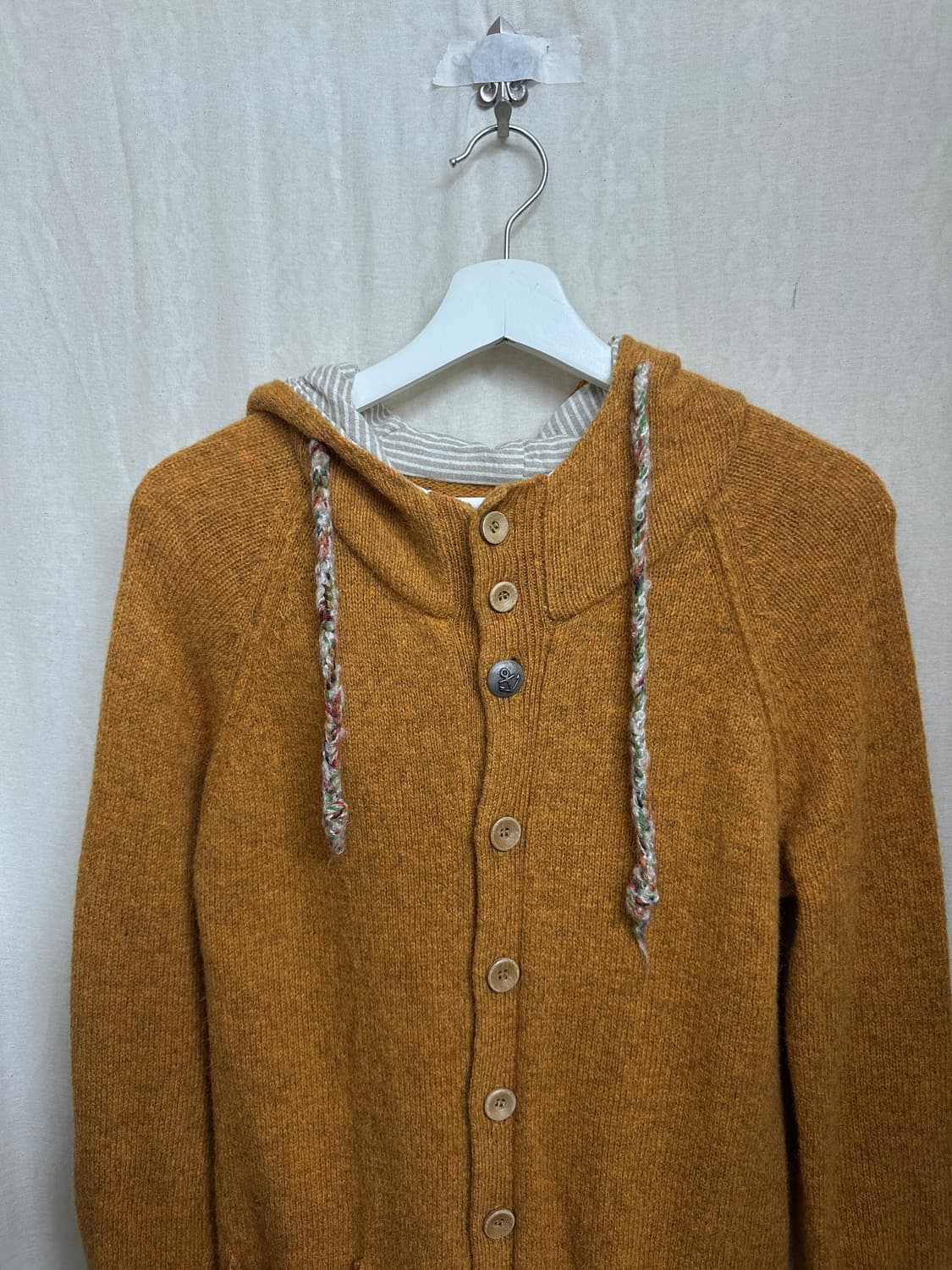 cube sugar 니트 후드집업 상품이미지3