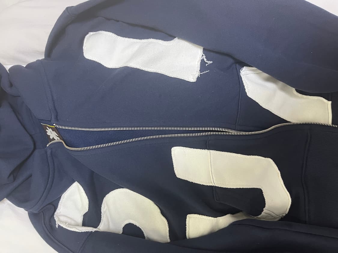 썬러브 캐피탈 후드집업 네이비 상품이미지2