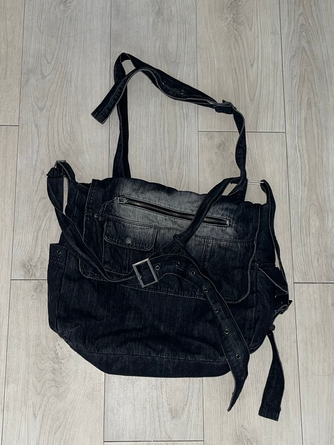 제이디드 런던 데님 메신저백 가방 상품이미지2