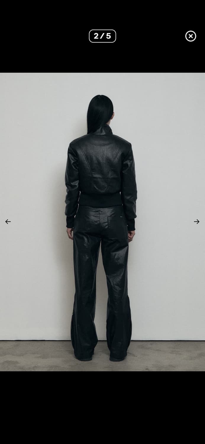 보헤미안서울 하이넥 모토 레더자켓 팜니다 상품이미지4