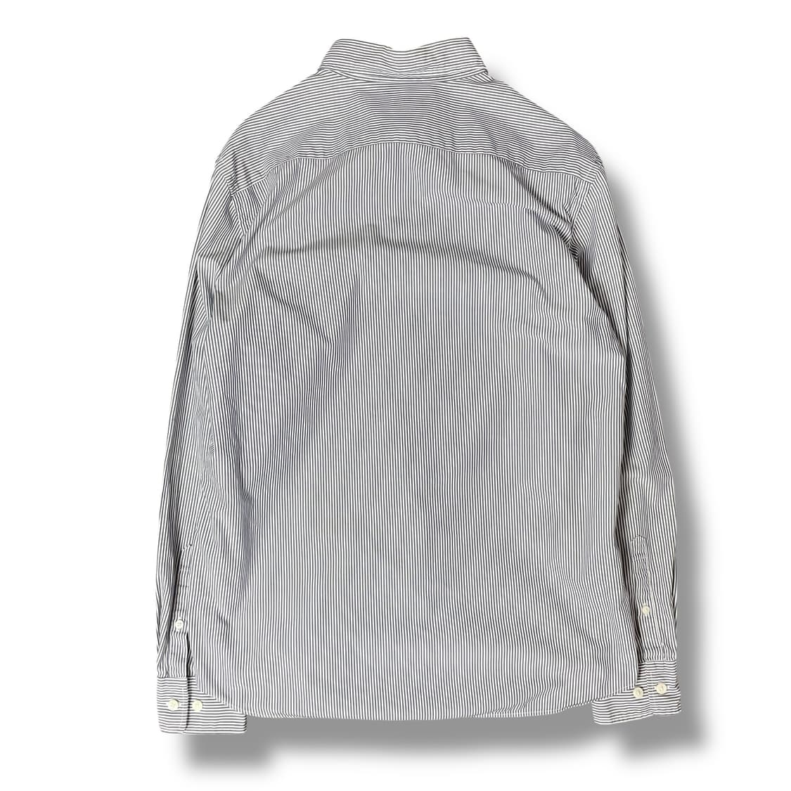 헤지스 네이비 로고 스트라이프 셔츠 100 상품이미지2