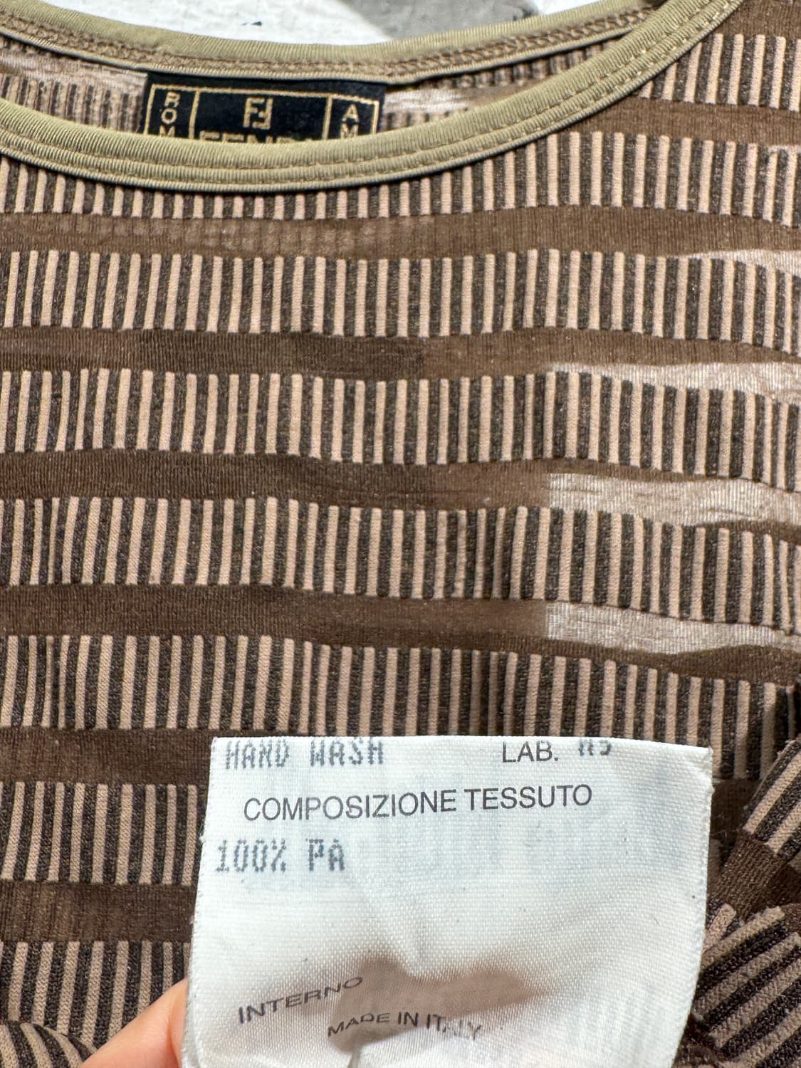 Fendi brown short sleeve t-shirt 상품이미지5