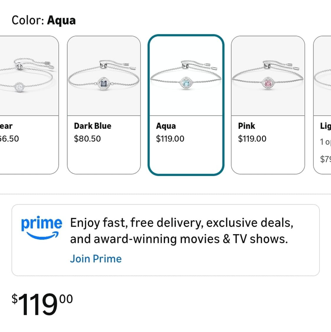 스와로브스키 팔찌 상품이미지3