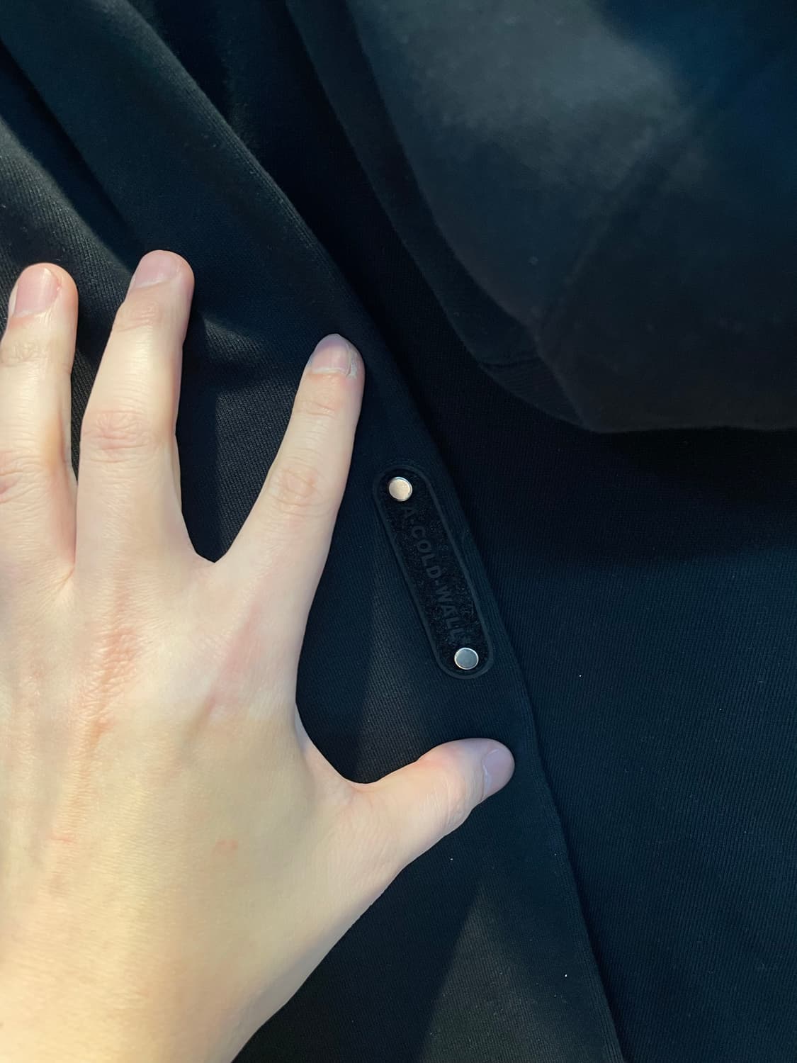 (정품/새상품) A COLD WALL 어콜드월 남성 블랙 로고 후드 상품이미지3