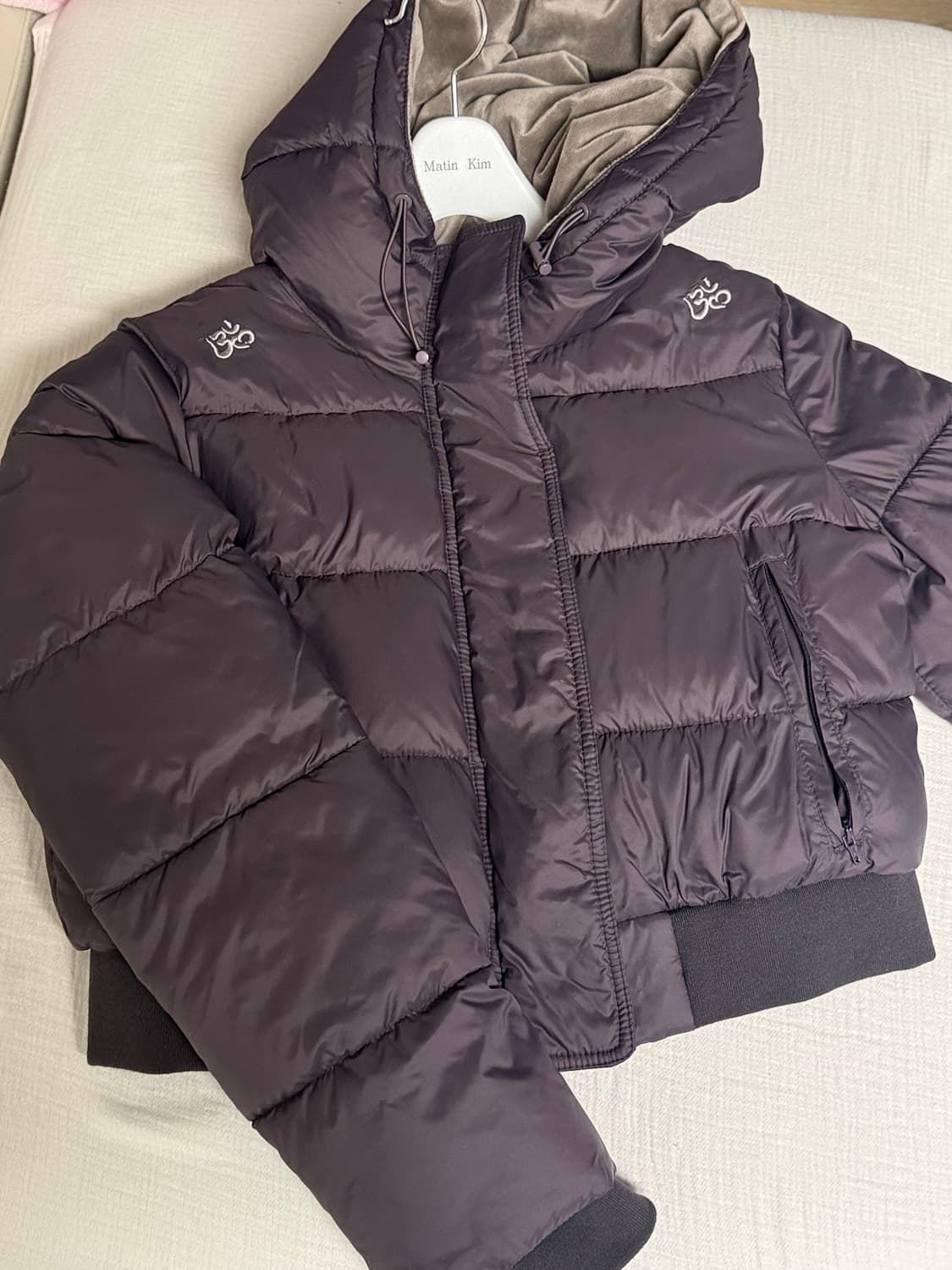 아키하라 테스트매커니즘 퍼플 패딩 M 상품이미지4