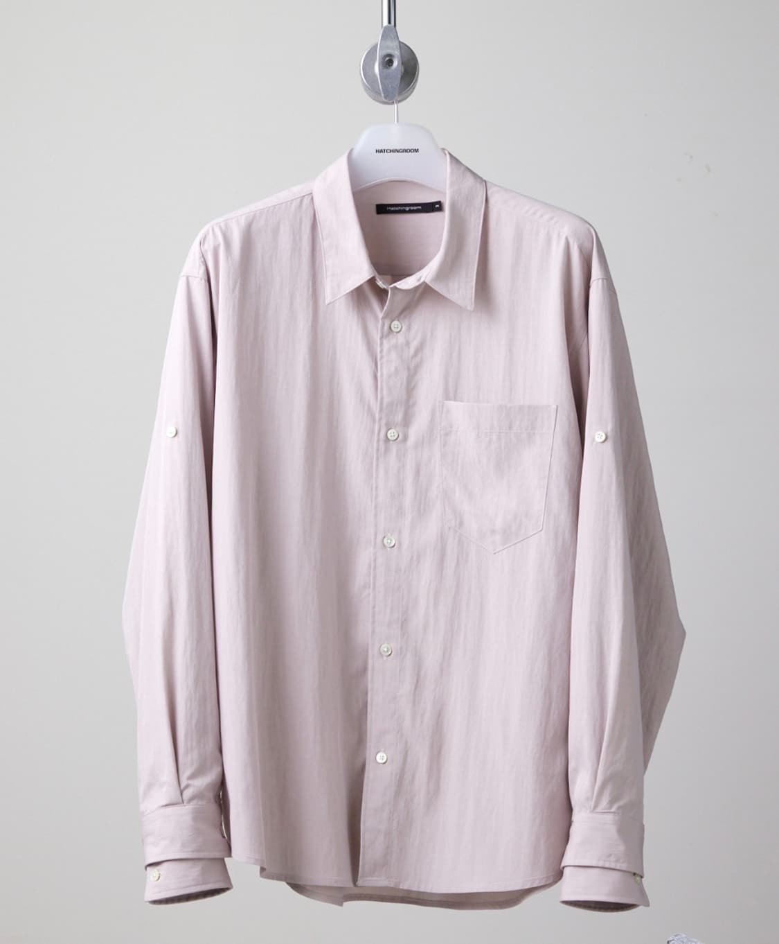 해칭룸 더블 슬리브셔츠 더스티핑크 2 상품이미지2