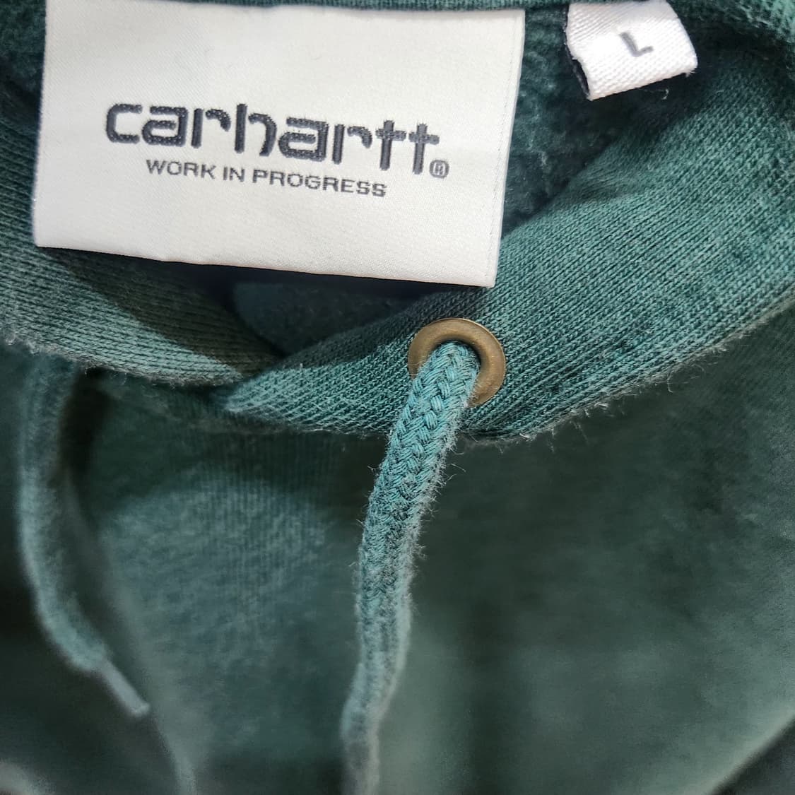 칼하트WIP 금색로고 후드티 L(L) 상품이미지6