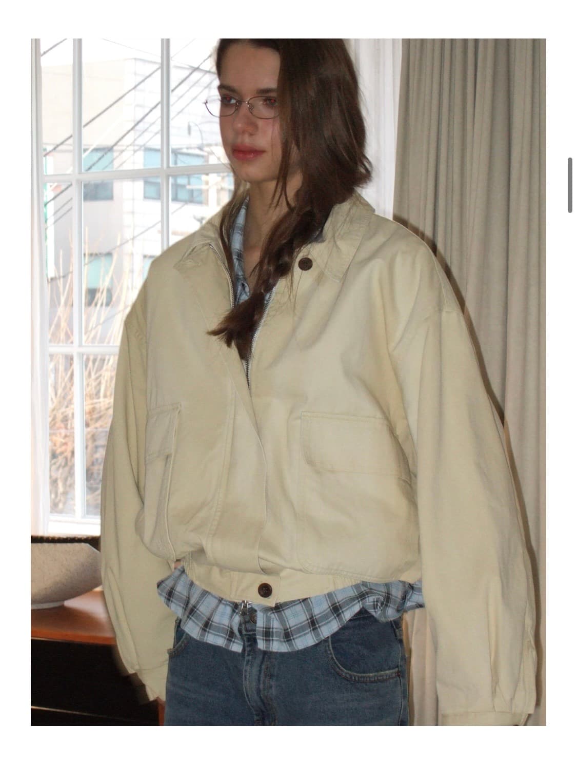 헤더먼트 90s garment washing jumper 상품이미지1