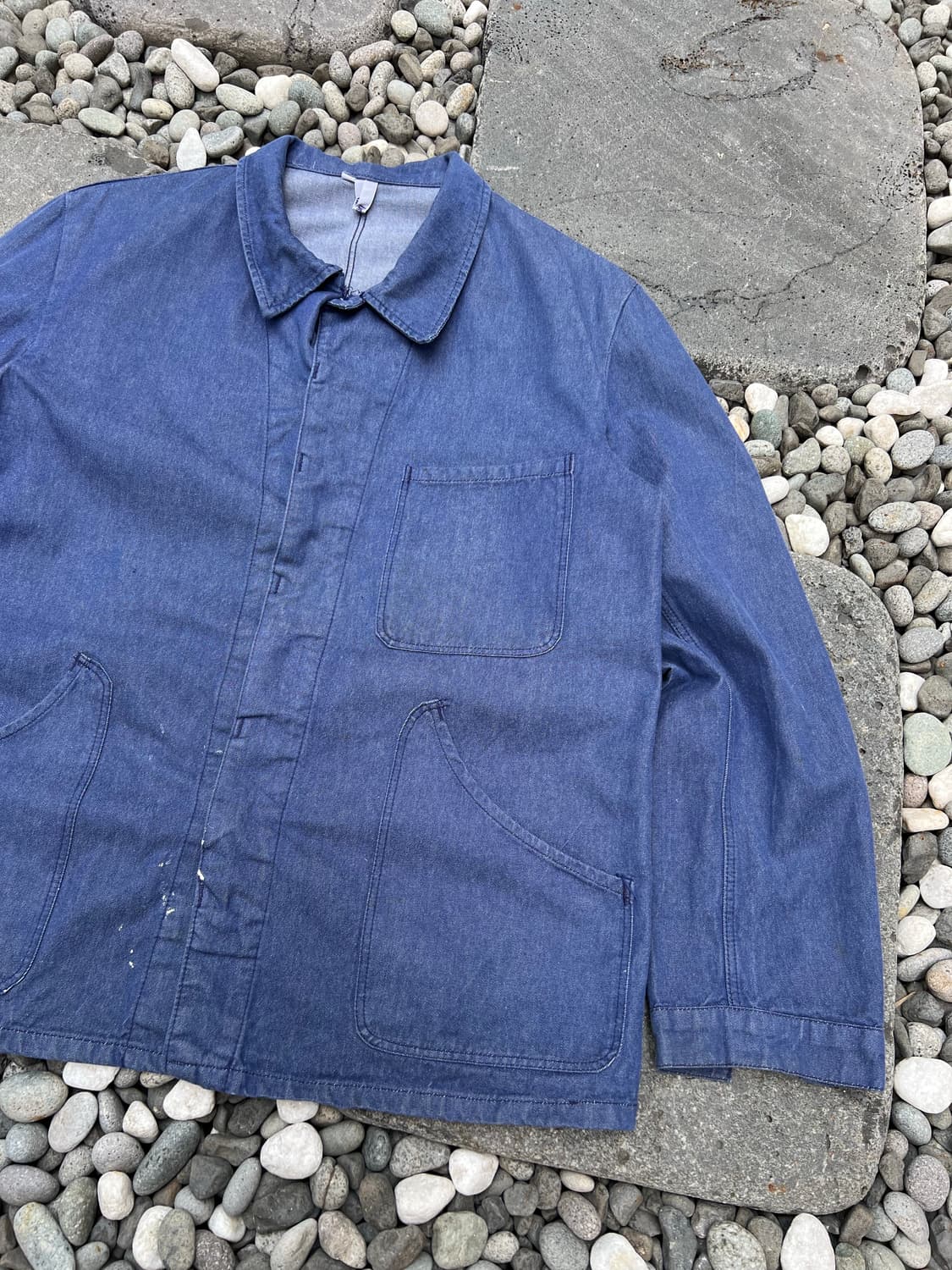 OLD VINTAGE WASHING "DENIM" 데님프렌치워크자켓 상품이미지5