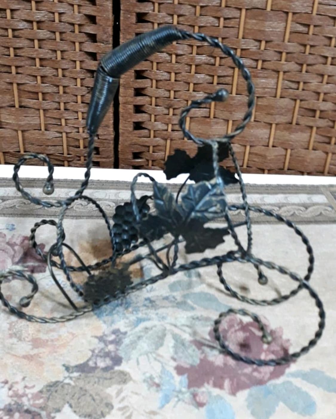 서양엔틱~고급 철재장식 진품 와인렉 와인걸이 거치대 진열대 주방인테리어 상품이미지5