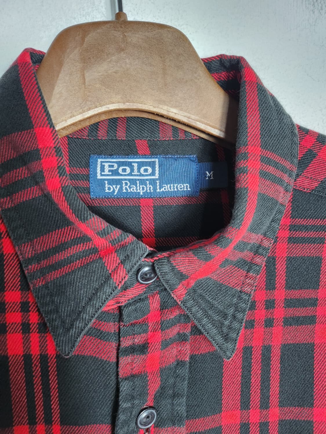M 폴로 랄프로렌 타탄 체크 패턴 워크 셔츠 상품이미지2