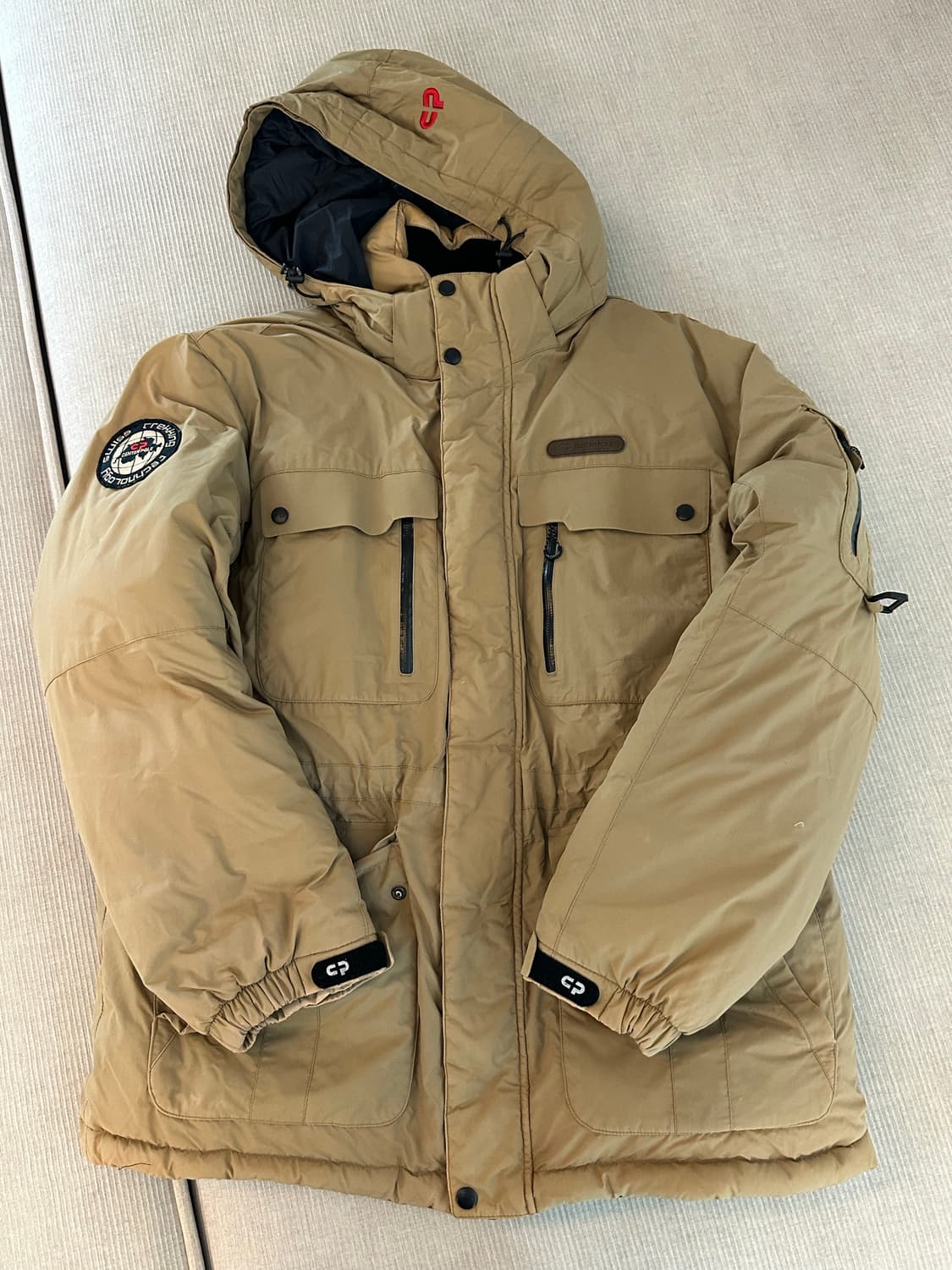 새상품) 센터폴 다운점퍼 110 상품이미지5