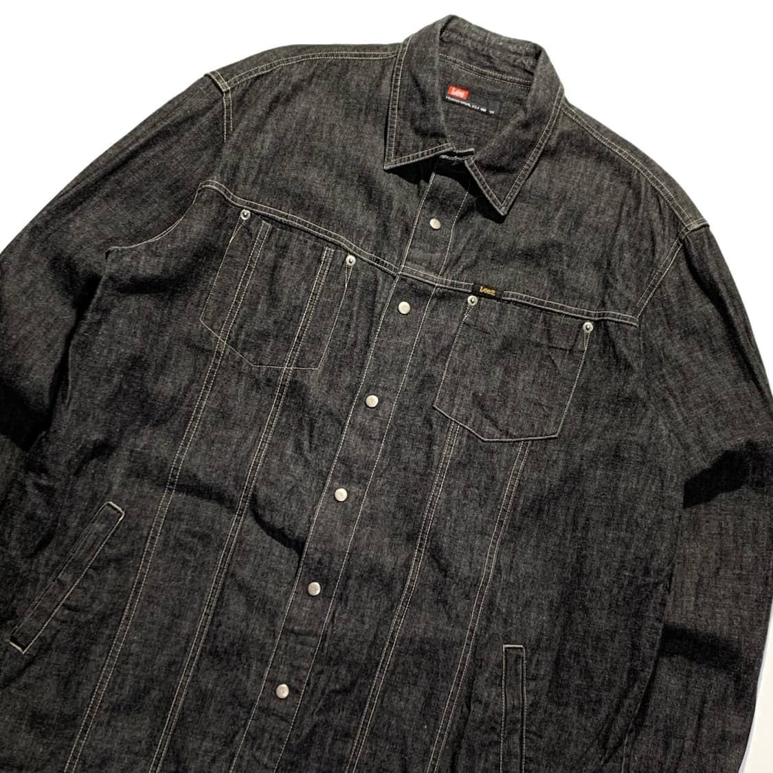 리 데님 셔츠 자켓 상품이미지2