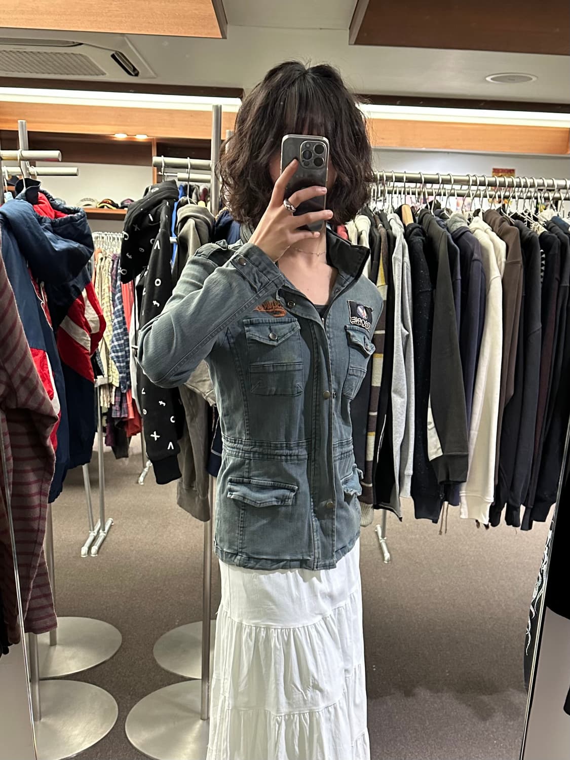 M)Young Storm Shop 빈티지 여성 데님 자켓 상품이미지1